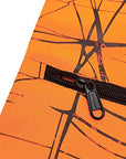 Outdoor Sport Gym Sack Waterproof Drawstring Backpack Bag Metallic-orange HLC001