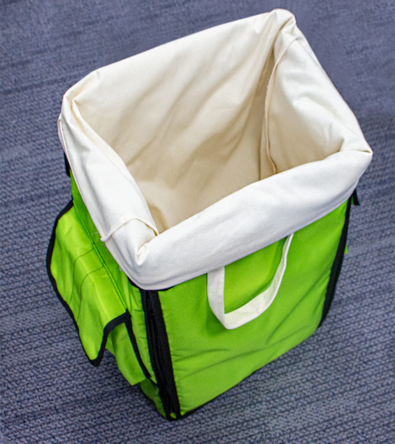 2 Pack Cotton Laundry Bag with Handles & Drawstring Closure HLC071