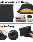 2PCS Drawstring Bags Bulk, String Backpack Black HRS10