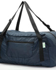 Foldable Travel Duffel Bag For Women & Men Luggage Great for Gym (Navy Blue) HLC008