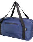 HOLYLUCK Foldable Travel Duffel Bag For Women & Men Luggage Great for Gym - large navy blue HLC408