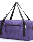 Foldable Travel Duffel Bag For Women & Men Luggage Great for Gym (Purple) HLC008