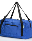 Foldable Travel Duffel Bag For Women & Men Luggage Great for Gym (Blue) HLC008