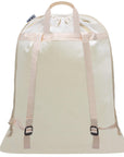 Laundry Bag Backpack 27” x 34” Sturdy Laundry Bag Beige Canvas HLC087