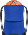 CALACH Large Gym Sports String Backpack Bright Royal HLC004