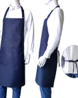 Kitchen Chef Apron 6 Pockets Navy HLC062