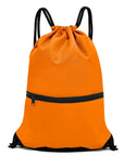 HOLYLUCK Drawstring Backpack Bag Sport Gym Sackpack Orange HLC001