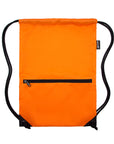 HOLYLUCK Drawstring Backpack Bag Sport Gym Sackpack Orange HLC001