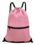 HOLYLUCK Drawstring Backpack Bag Sport Gym Sackpack Pink HLC001