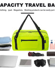 HOLYLUCK Foldable Travel Duffel Bag For Women & Men Luggage -Fluorescent yellow HLC008