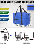 Foldable Travel Duffel Bag For Women & Men gym bag Luggage HLC403 (blue)