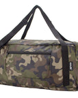 Foldable Travel Duffel Bag For Women & Men Luggage Great for Gym (jungle camo) HLC008