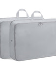 2 Pack Extra Large Compression Packing Cubes for Travel Dark Grey HLC080