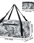 Foldable Travel Duffel Bag For Women & Men Luggage Great for Gym (arctic camo) HLC008