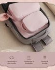 Compression Packing Cubes for Backpack Pink 3Pcs HLC092