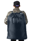 Navy Extra Large Laundry Bag Backpack With Drawstring HLC018