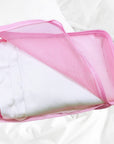 6 Set Travel Packing cubes luggage Organizer Waterproof Shoe Bag Pink  HLC019