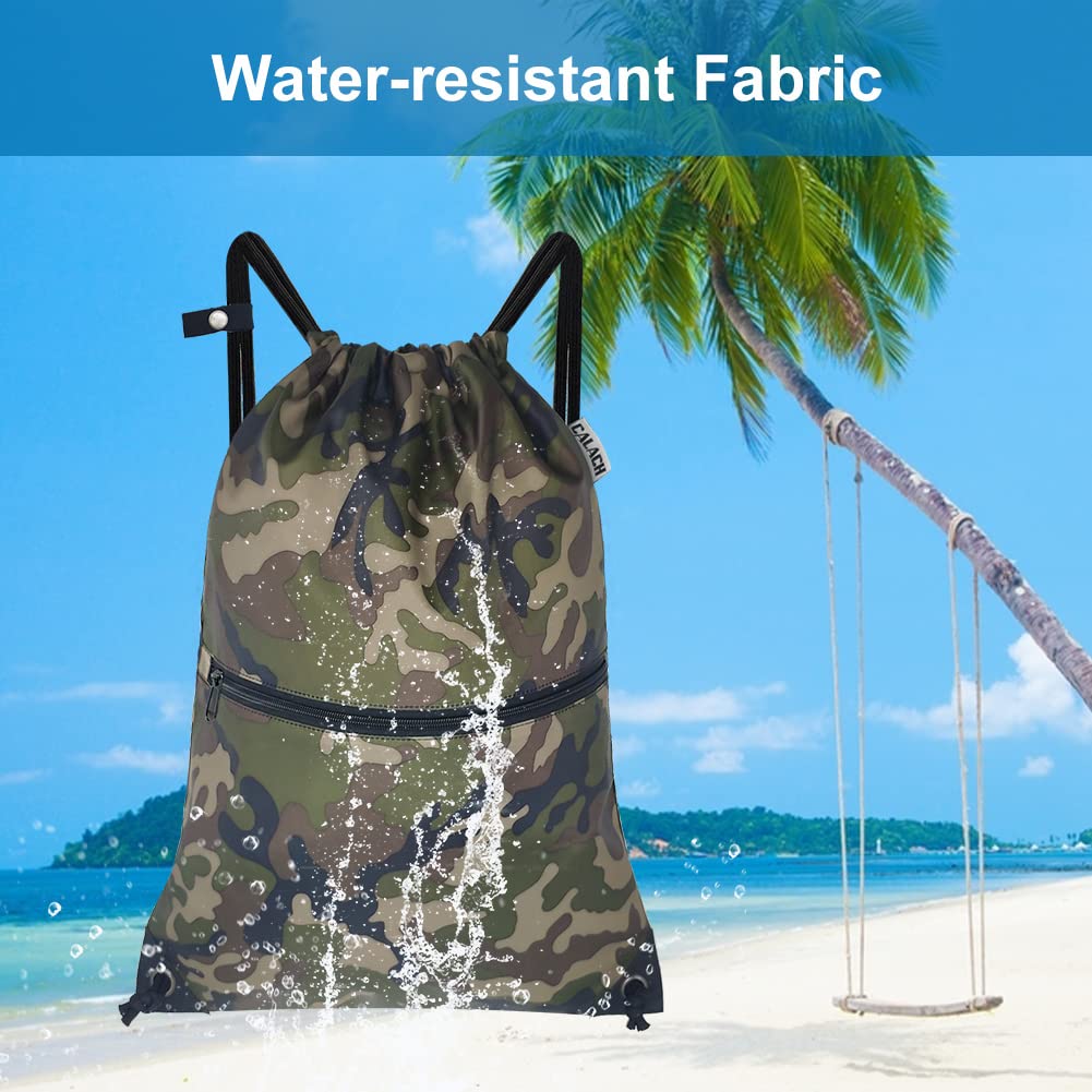 Camo drawstring backpack hotsell